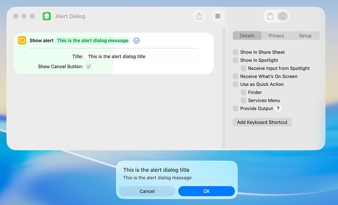Alert Dialog