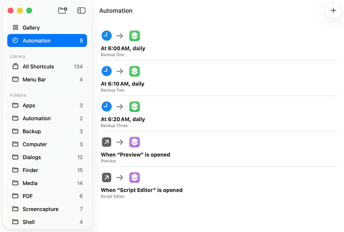 Shortcuts Automation