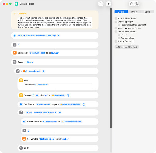 Create Folder