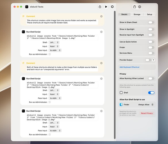 diskutil Tests