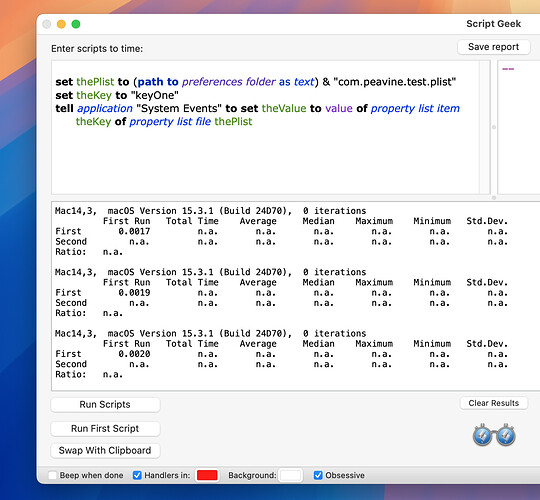 Preference Read Test
