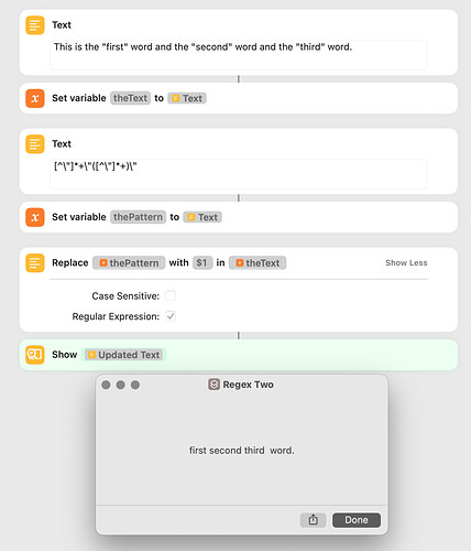 Regex Two