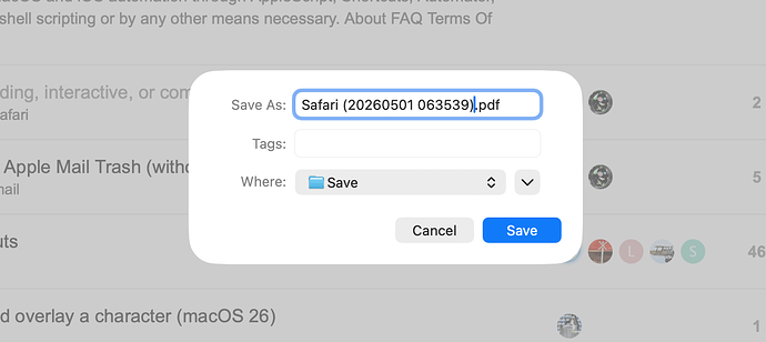 Export as PDF