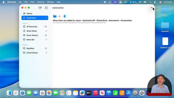 Shortcuts Automation