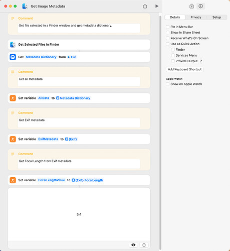 Get Image Metadata