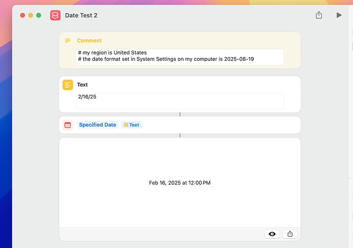 Date Test Two