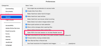 when launching Adobe Acrobat