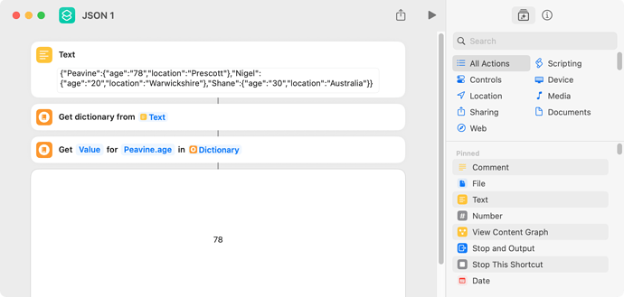 JSON 1