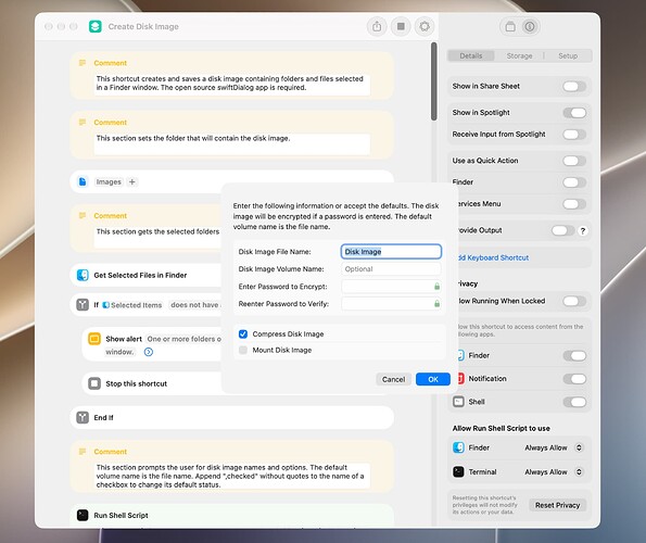 Create Disk Imaage