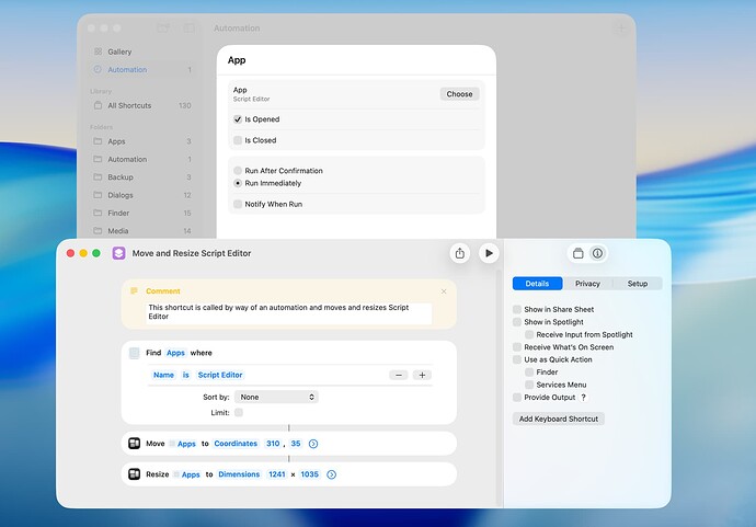 Script Editor Automation