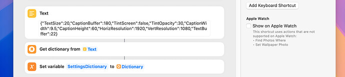 JSON Dictionary