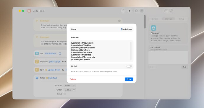Copy Files Storage