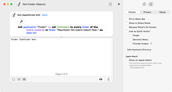 Get Folder Objects