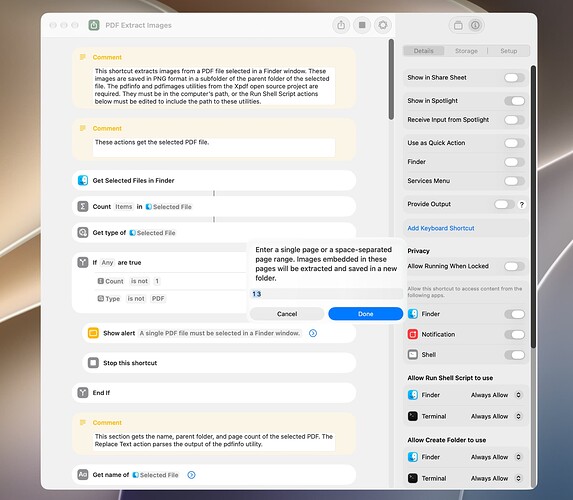 PDF Extract Imaages