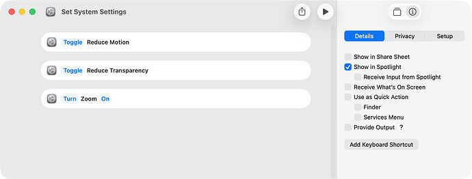 Set System Settings