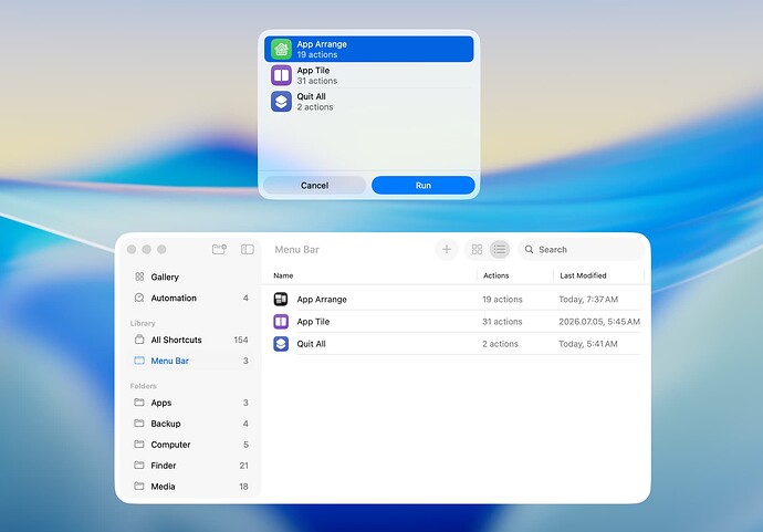 Menu Bar Collection