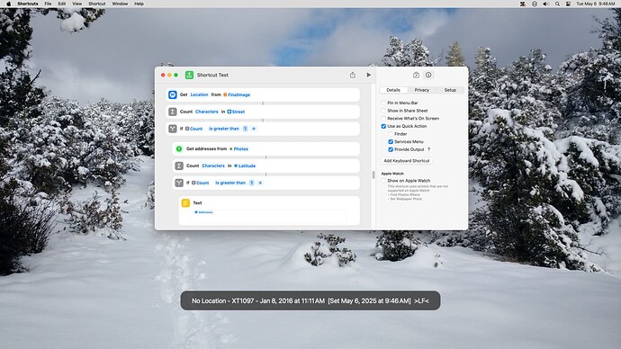 Shortcut Test