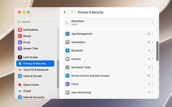 Privacy & Security