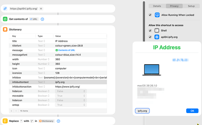 Swift Dialog Menu Custom Dialogs with swiftDialog - Shortcuts - MacScripter
