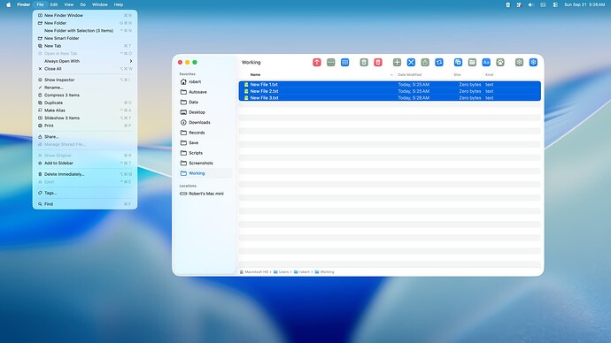 Move Files to Folder