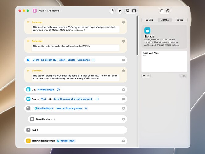 Man Page Viewer