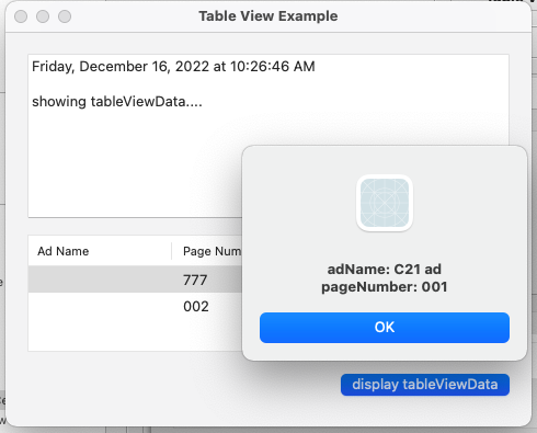 3. record display after edit