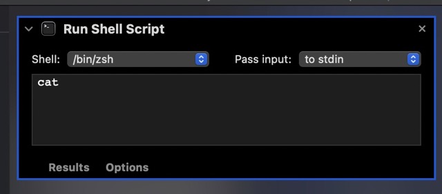 Automator-ShelScript